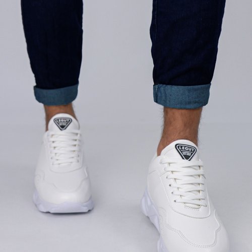 Tênis Casual Street Man Branco Masculino Legut