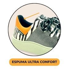 tenis casual urban animal print elegance legut 2det 1